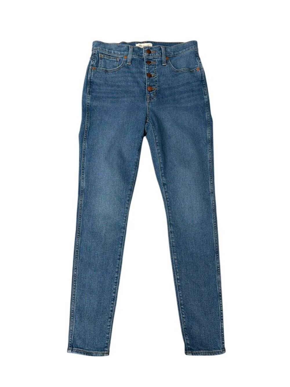 Madewell Women's 10" High-Rise Skinny Button Fly Denim Jeans Size 29 x 28”L